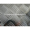 embossed five bar aluminium sheet